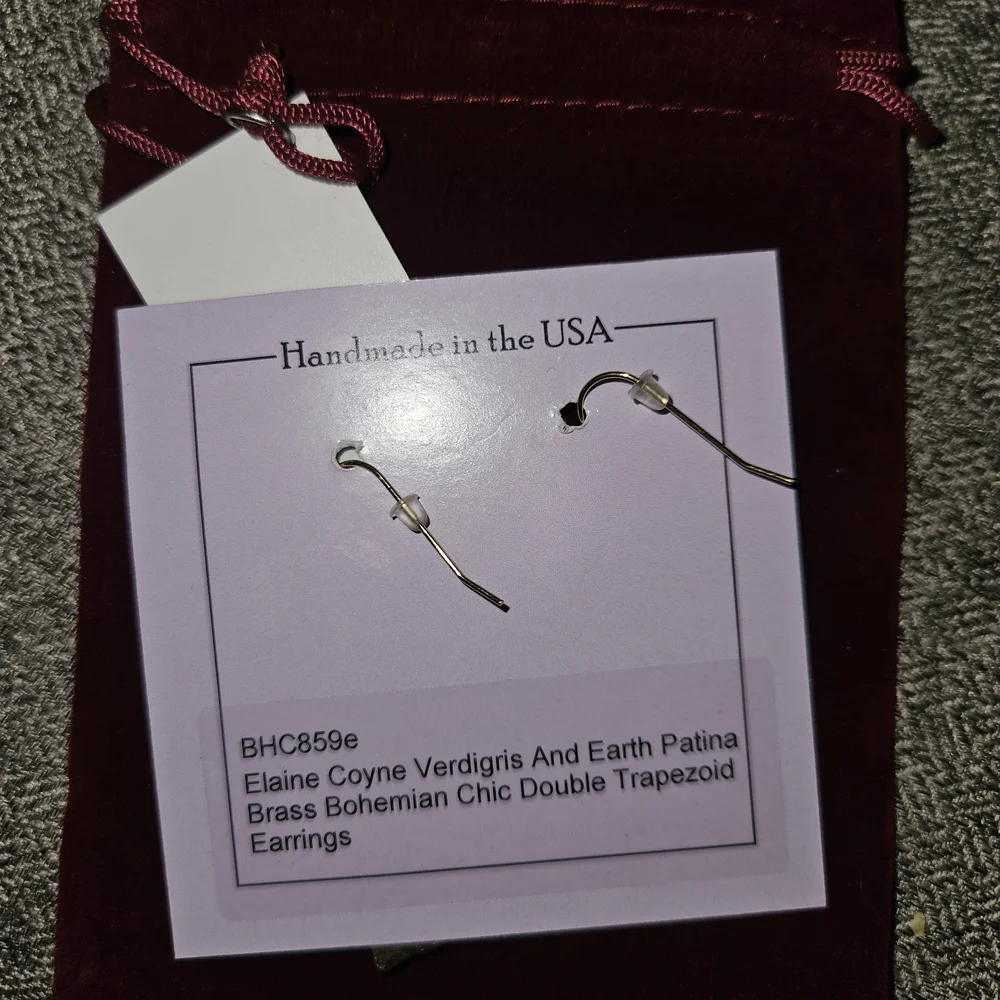 Turquoise Turtle Earrings - Picture 2 of 2